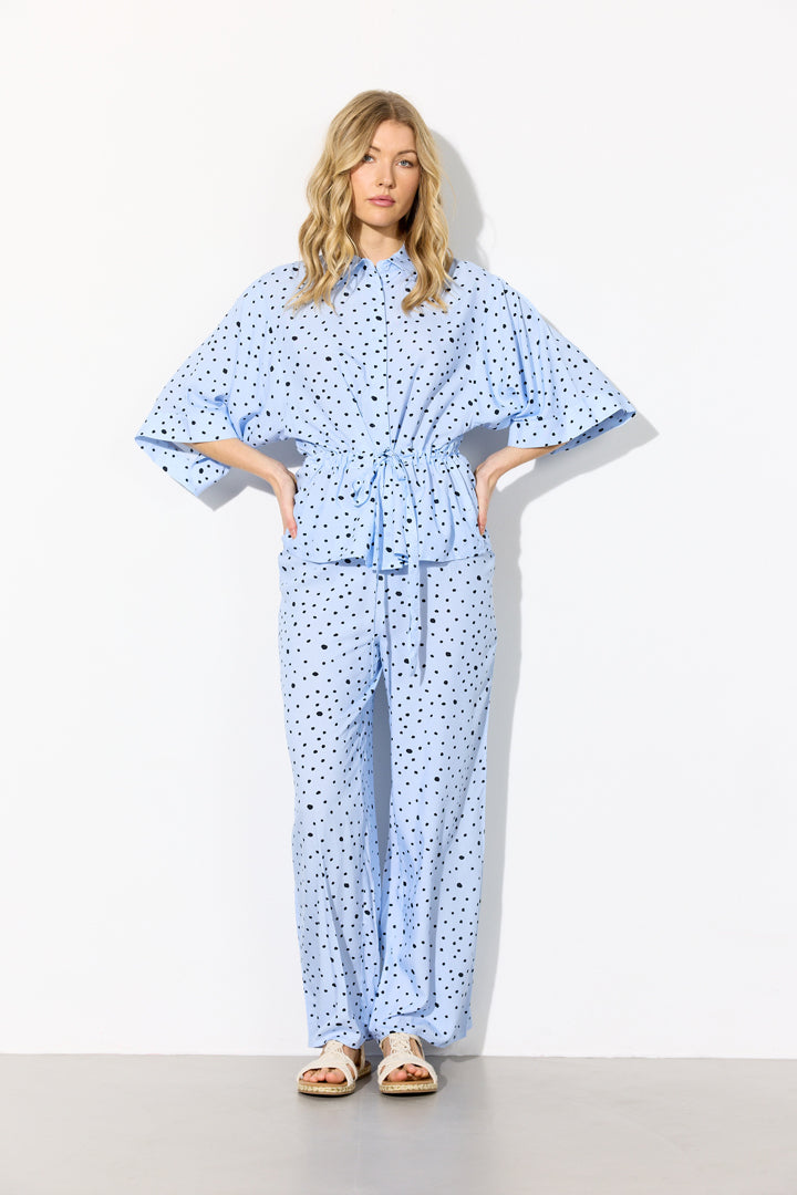 HUNKØN Kris Shirt Shirts Blue