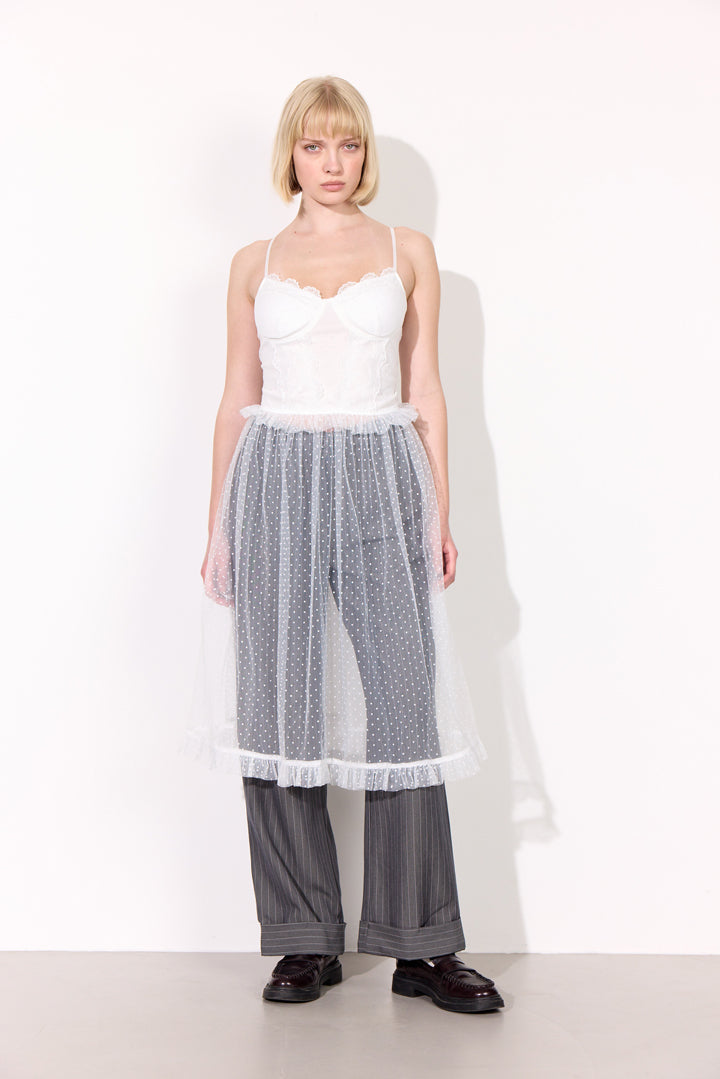 HUNKØN Leslie dress Dresses White