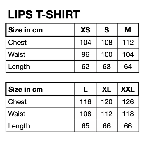 HUNKØN Lips T-shirt T-shirts Kiss Me Art Print