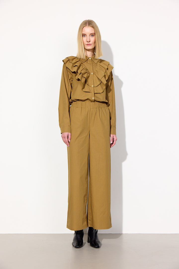 HUNKØN Luca Shirt Shirts Brown
