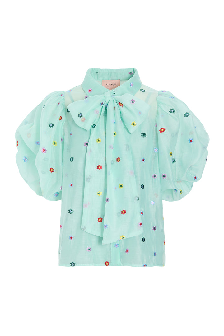 HUNKØN Lucia Shirt Shirts Mint