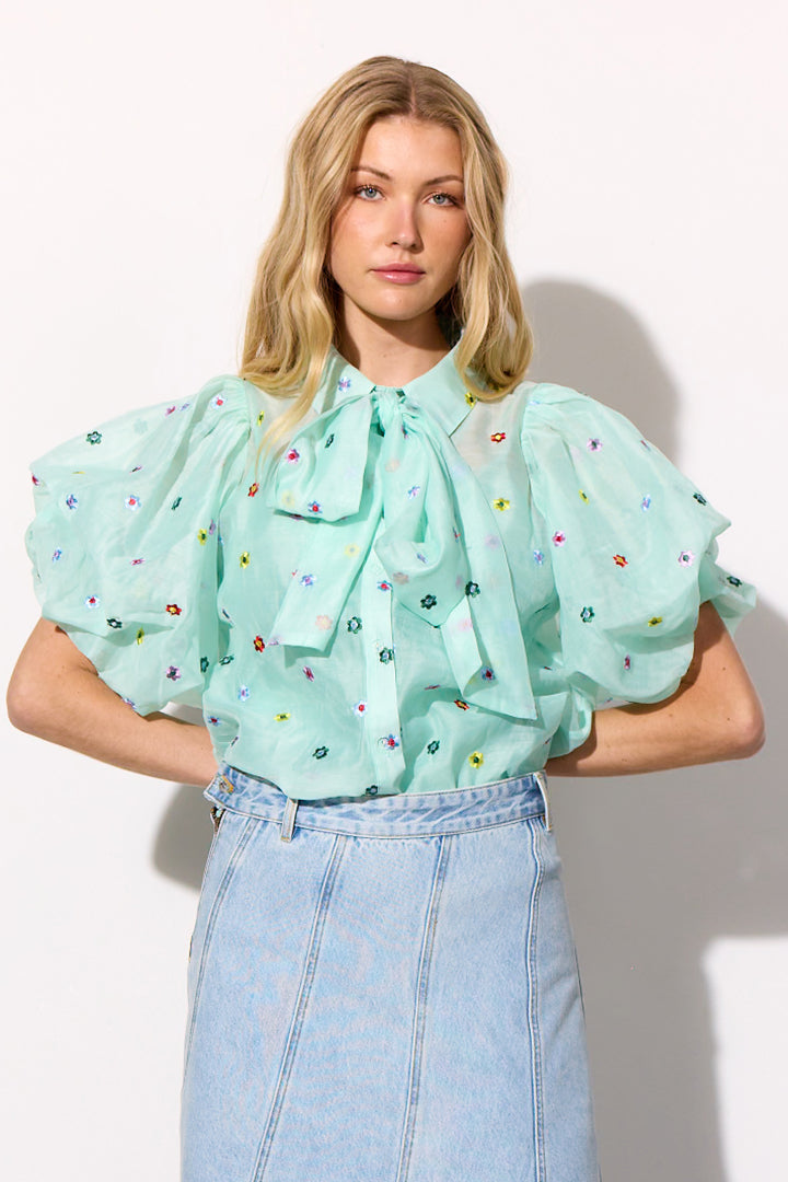 HUNKØN Lucia Shirt Shirts Mint