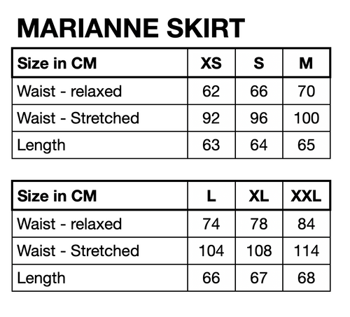 HUNKØN Marianne Skirt Skirts Burgundy