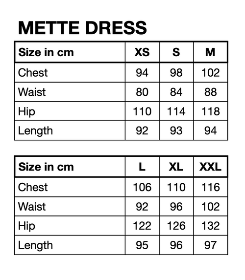 HUNKØN Mette Denim Dress Dresses Black