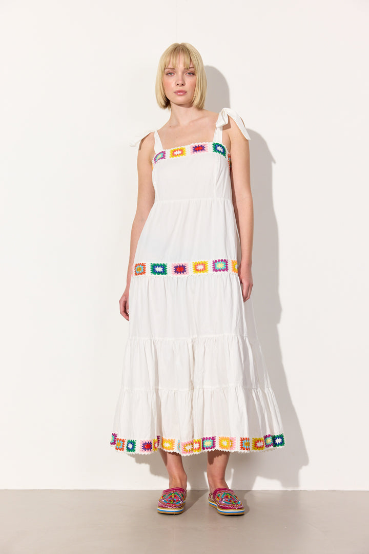 HUNKØN Millie Dress Dresses White
