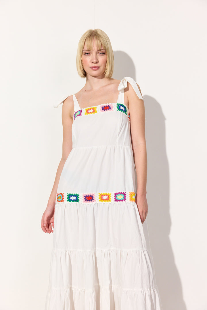 HUNKØN Millie Dress Dresses White
