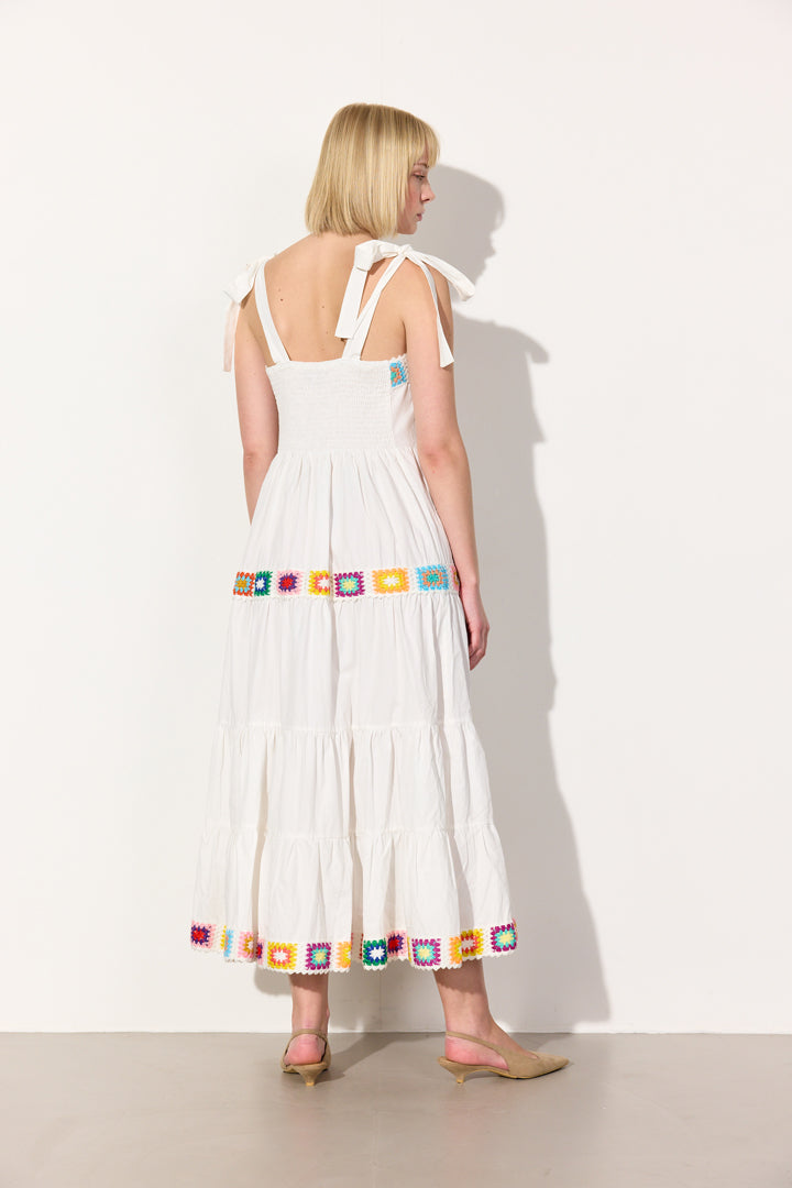 HUNKØN Millie Dress Dresses White