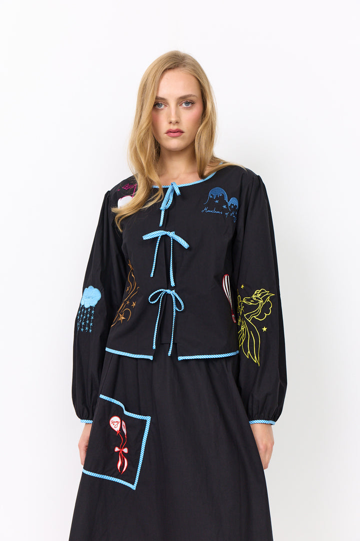HUNKØN Nicole Shirt Shirts Black