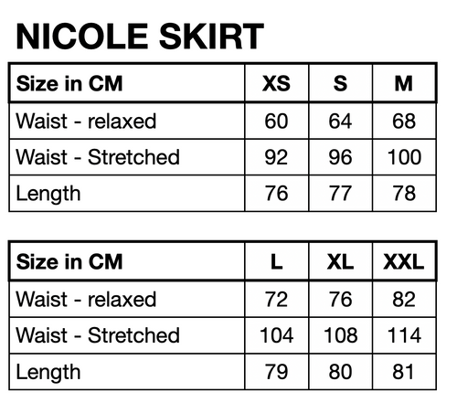 HUNKØN Nicole Skirt Skirts Black
