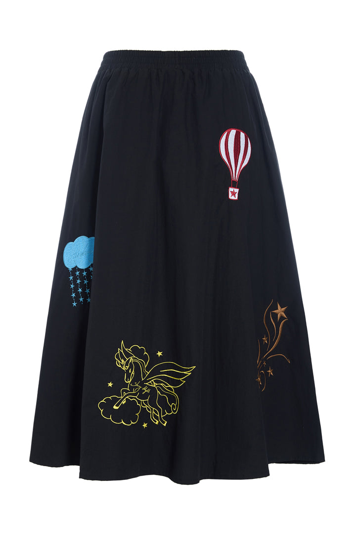HUNKØN Nicole Skirt Skirts Black
