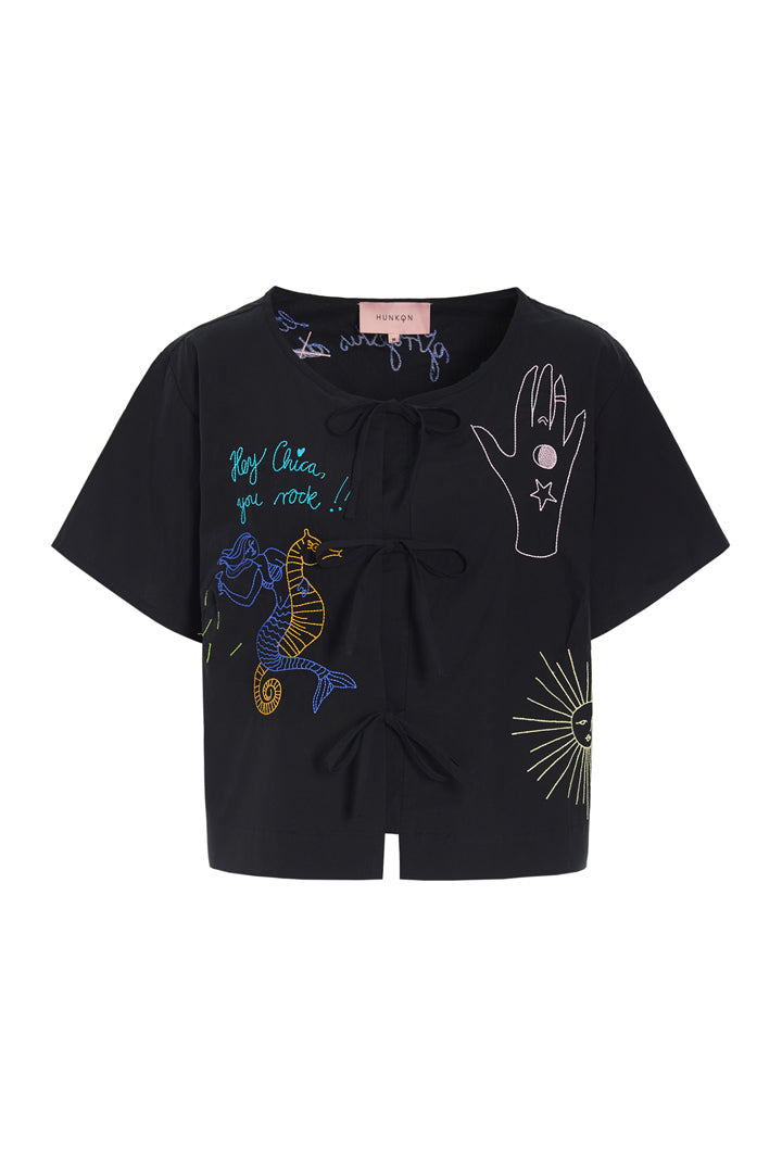 HUNKØN Nima Shirt Shirts Black