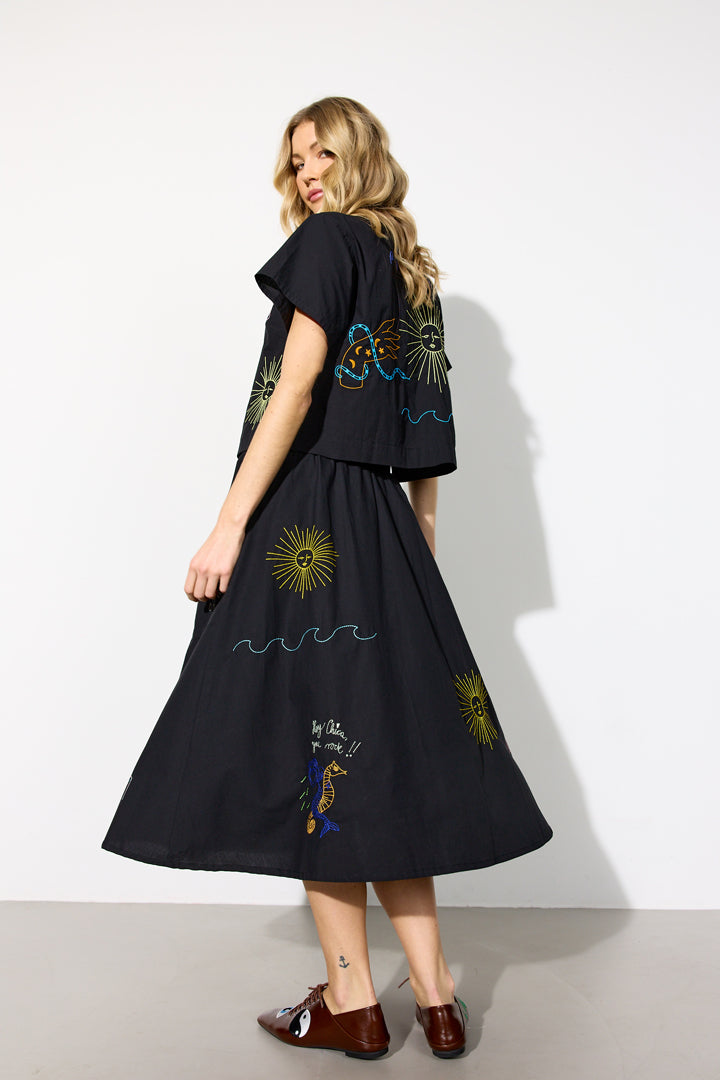HUNKØN Nima Shirt Shirts Black