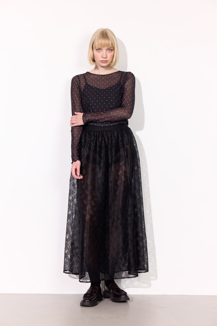 HUNKØN Ofelia Skirt Skirts Black