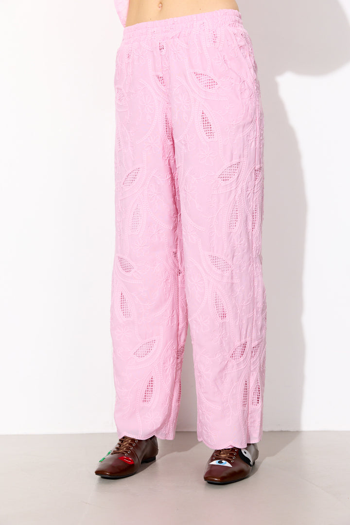 HUNKØN Orla Trousers Trousers Pink