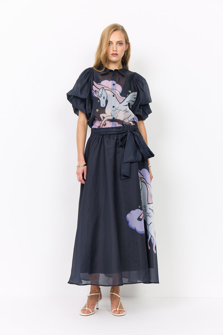 HUNKØN Pallas Shirt Shirts Black Pony