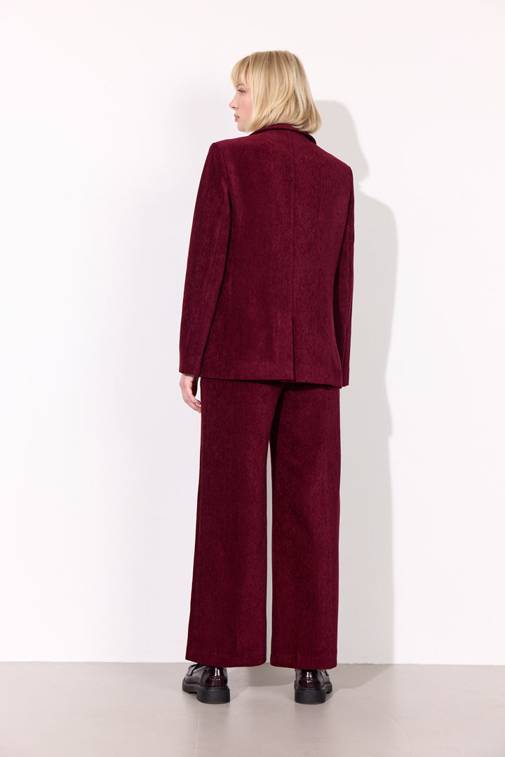 HUNKØN Petra Blazer Jackets Burgundy
