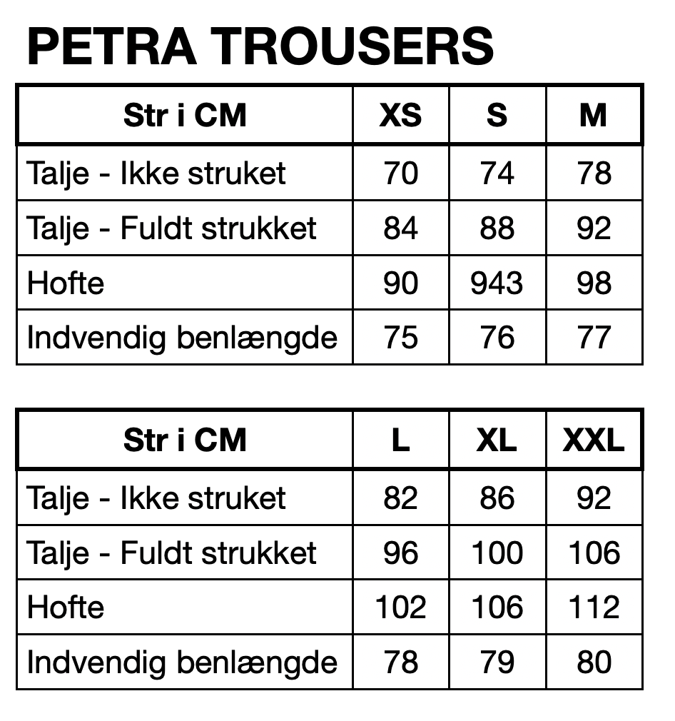 HUNKØN Petra Trousers Trousers Brown