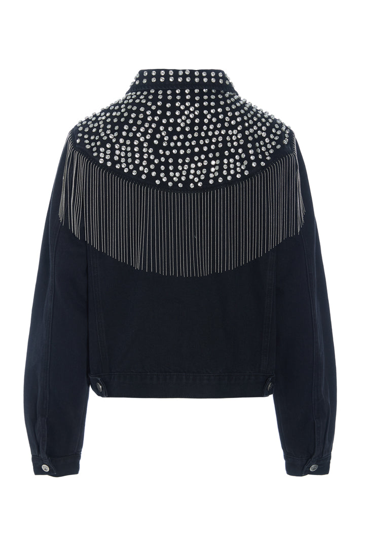 HUNKØN Priya Gem Jacket Jackets Black Denim