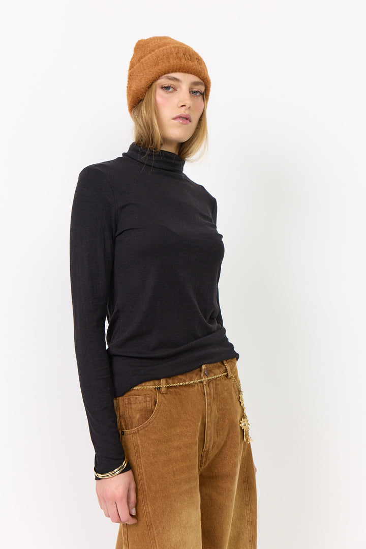 HUNKØN Renata Barrel Jeans Trousers Brown
