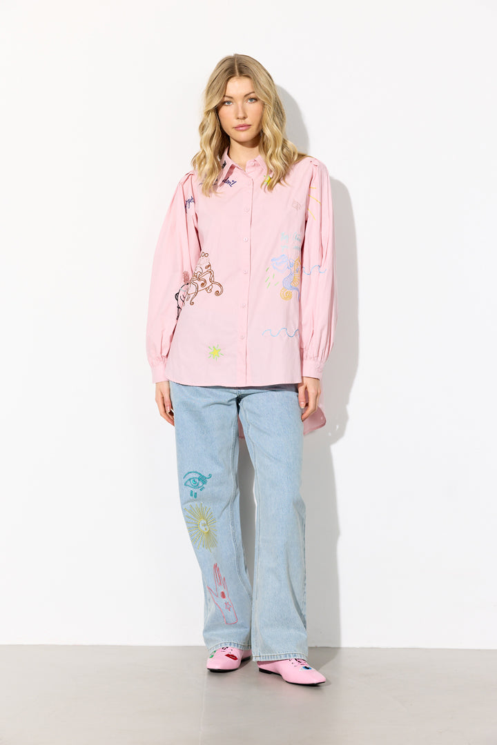 HUNKØN Sasha Shirt Shirts Rose