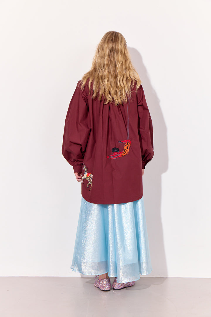 HUNKØN Sasha Shirt Shirts Oxblood