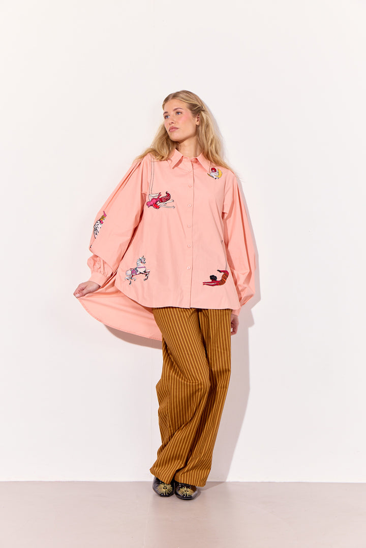 HUNKØN Sasha Shirt Shirts Peach