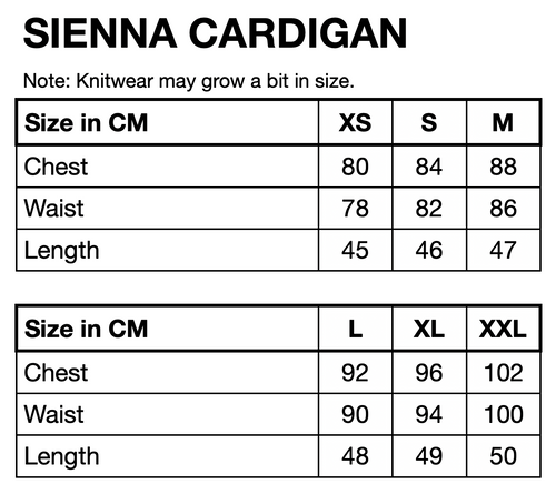 HUNKØN Sienna Knit Cardigan Cardigans Vanilla