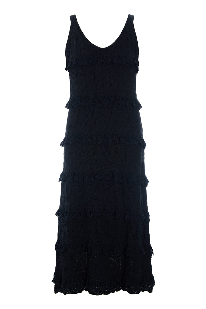 HUNKØN Sienna Knit Dress Dresses Black