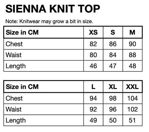 HUNKØN Sienna Knit Top Tops Vanilla