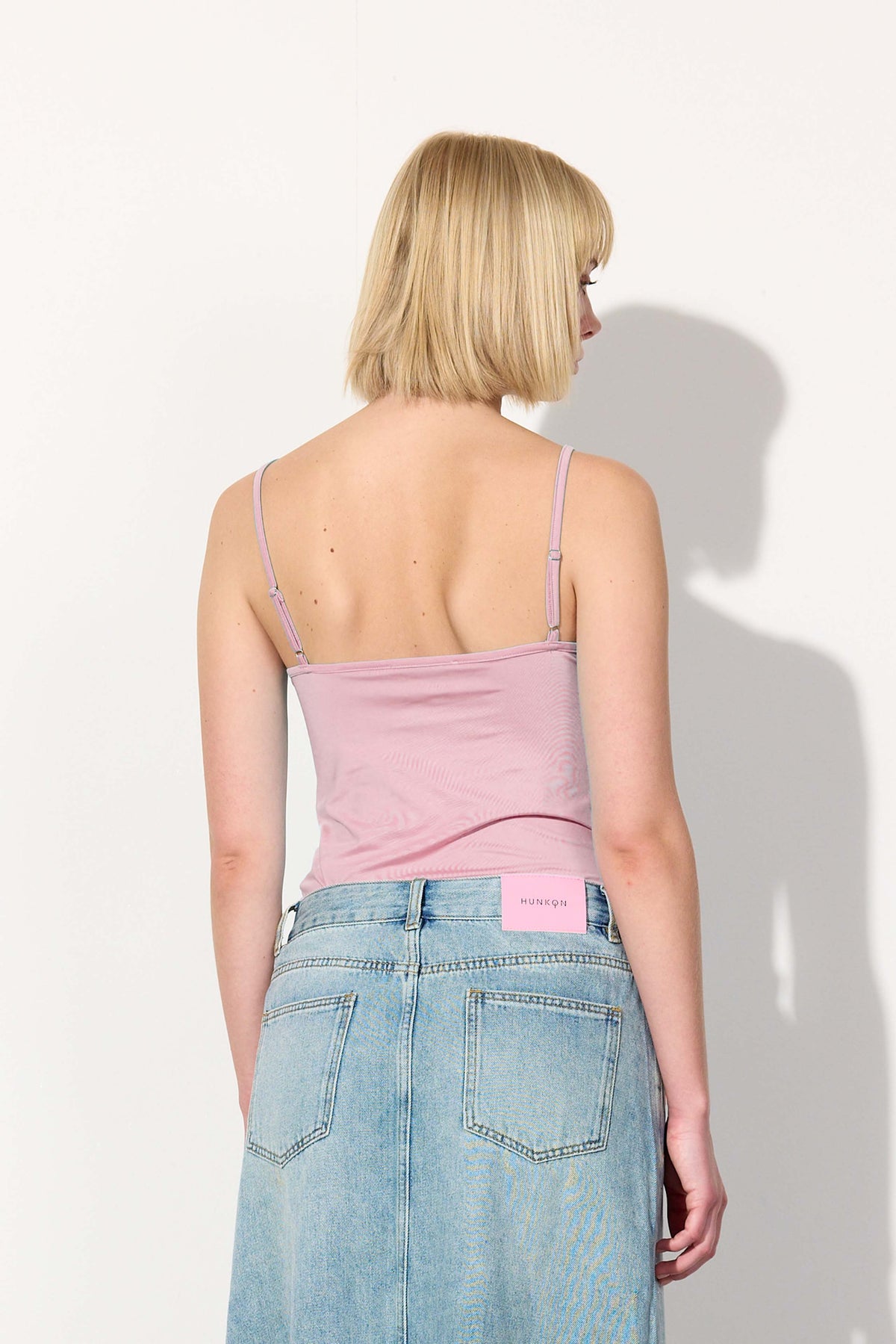 HUNKØN Simone Top Tops Light Pink