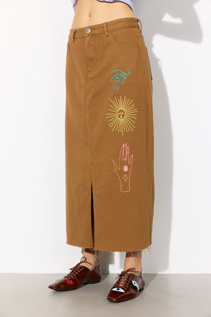 HUNKØN Suki Skirt Skirts Caramel
