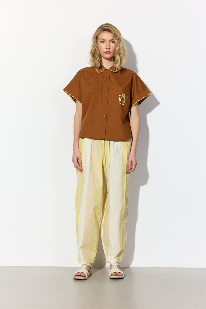 HUNKØN Tilly Trousers Trousers Yellow