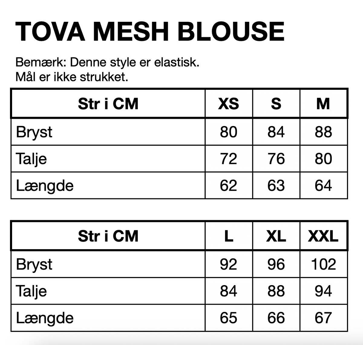 HUNKØN Tova Mesh Blouse Blouses Cream