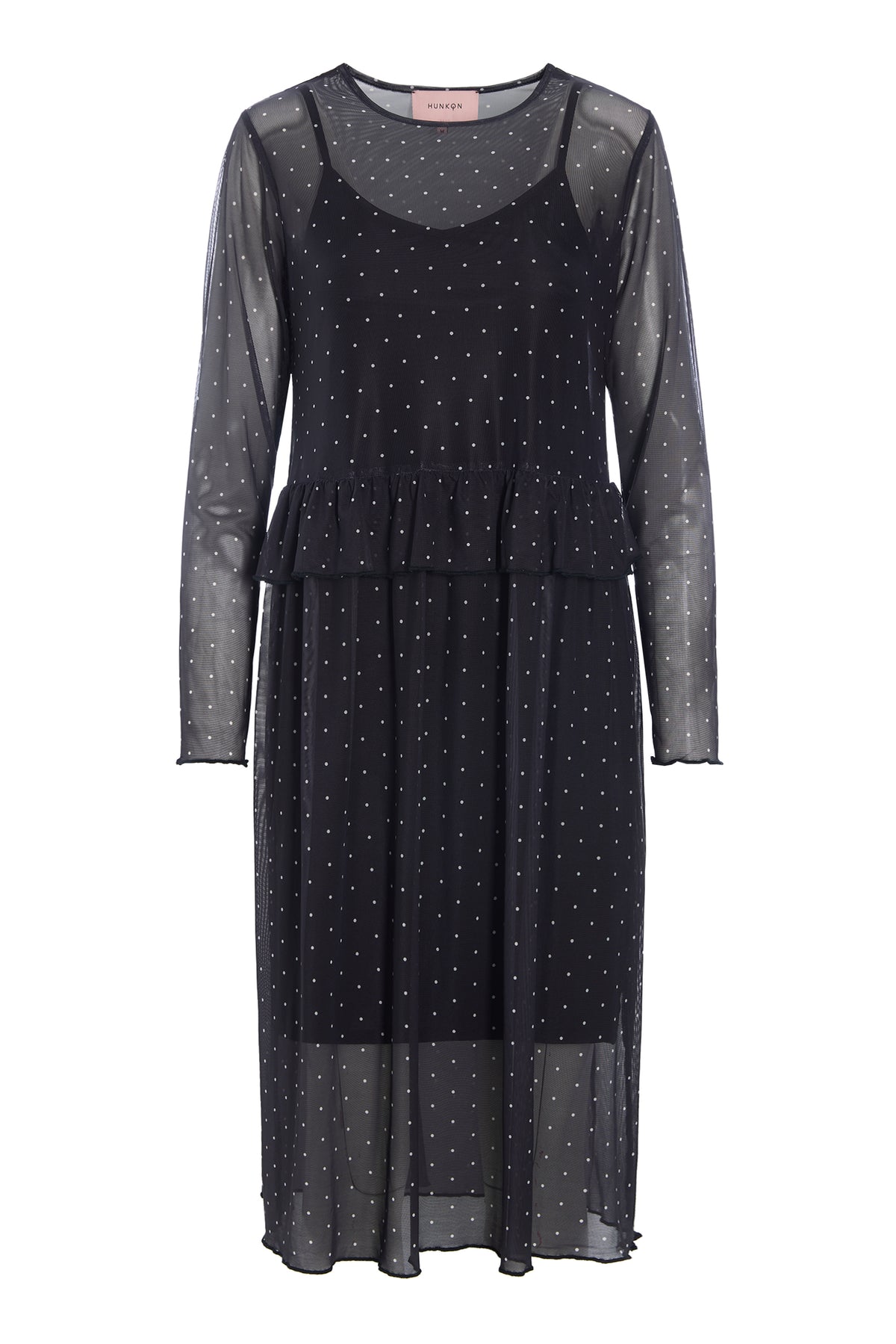 HUNKØN Tova Mesh Dress Dresses Black