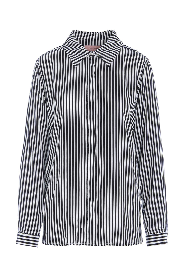 HUNKØN Vicky Shirt Shirts Black Striped