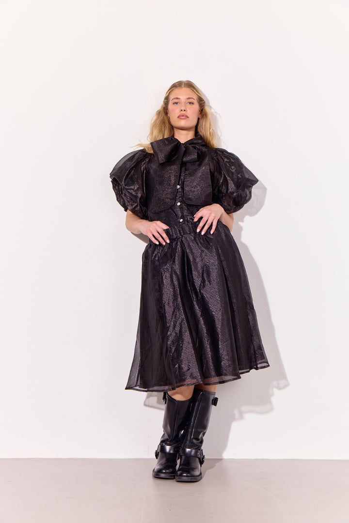 HUNKØN Zinnia Shirt Shirts Black