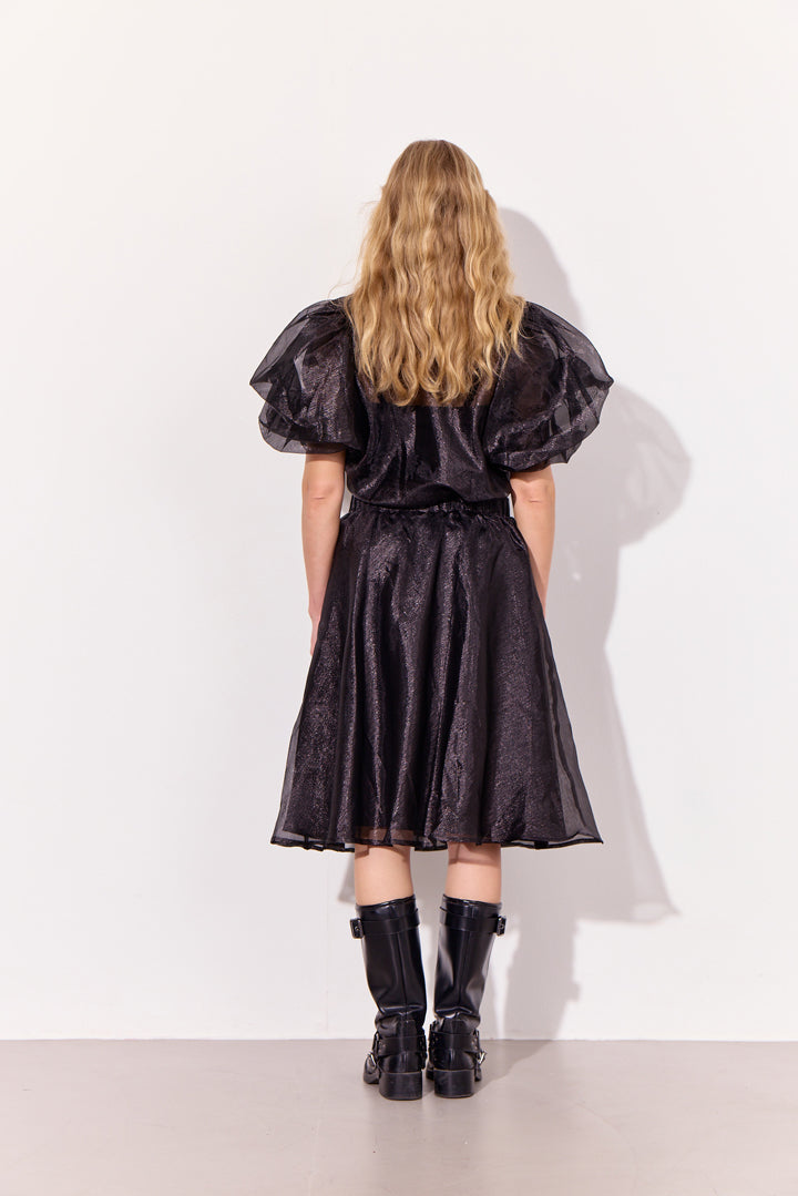 HUNKØN Zinnia Shirt Shirts Black