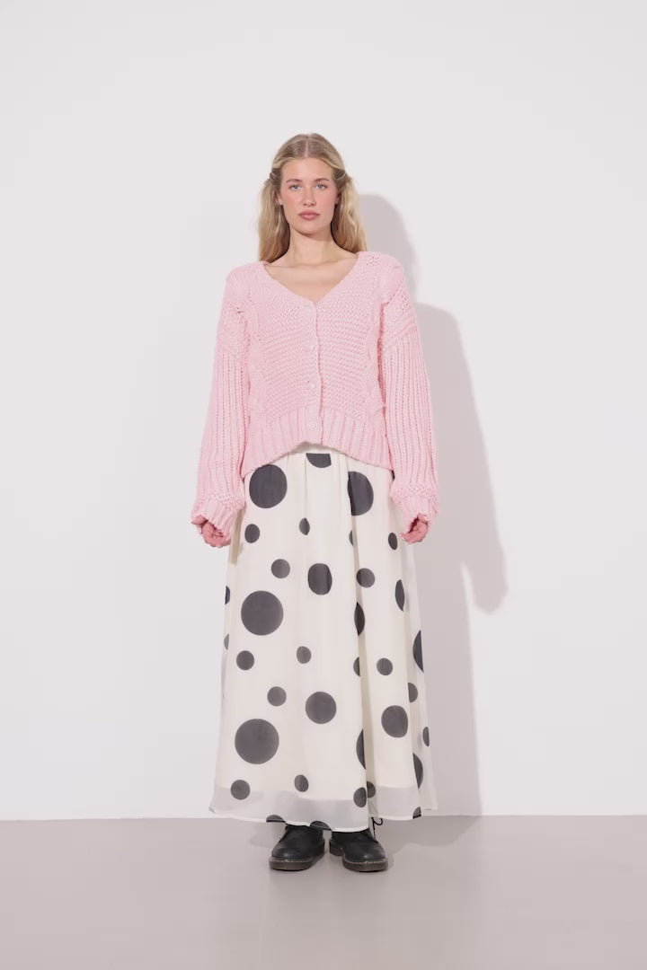 HUNKØN Blair Long Skirt Skirts White
