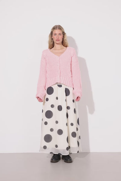 HUNKØN Blair Long Skirt Skirts White