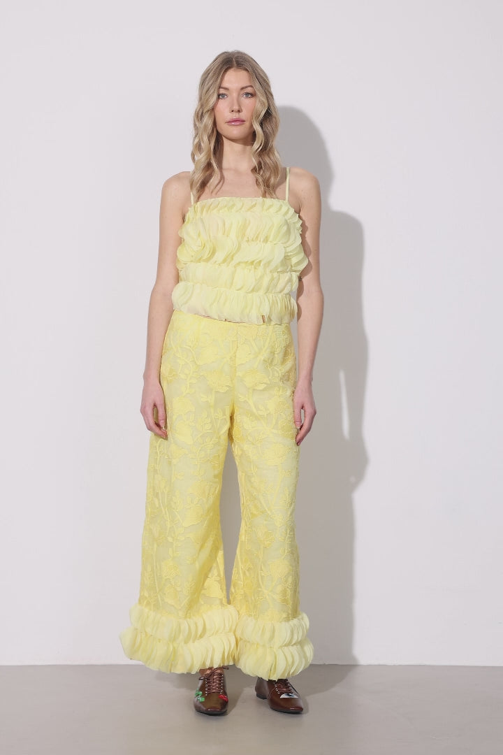 HUNKØN Aiko Top Tops Yellow