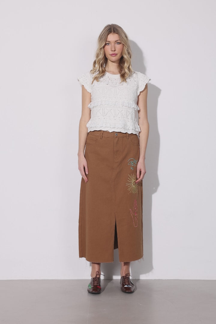 HUNKØN Suki Skirt Skirts Caramel