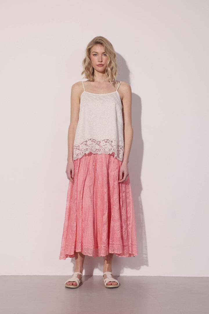 HUNKØN Stine Skirt Skirts Peach