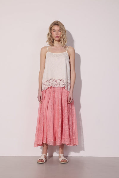 HUNKØN Stine Skirt Skirts Peach