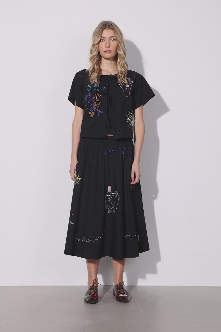 HUNKØN Nima Shirt Shirts Black