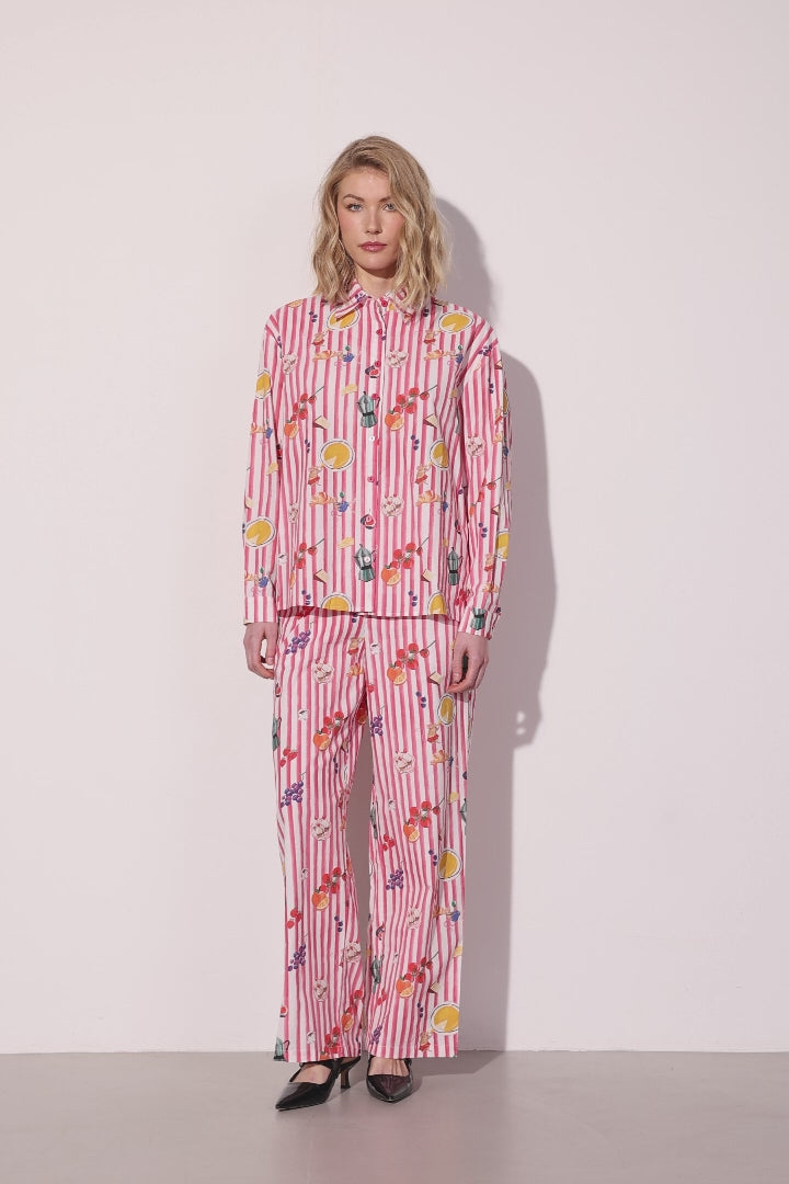 HUNKØN Jess Trousers Trousers Picnic Art Print