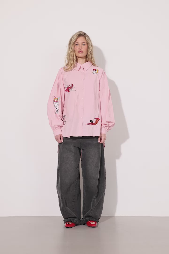 HUNKØN Sasha Shirt Shirts Soft Pink