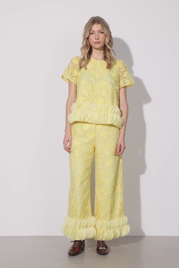 HUNKØN Aiko Blouse Blouses Yellow