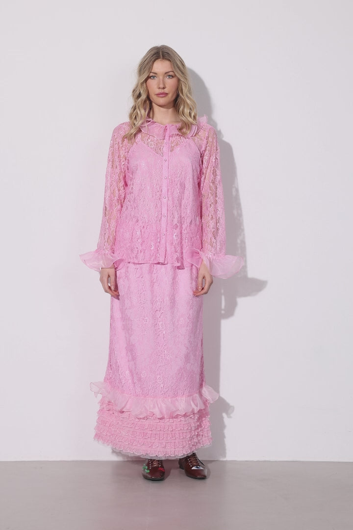 HUNKØN Rosanne Shirt Shirts Pink
