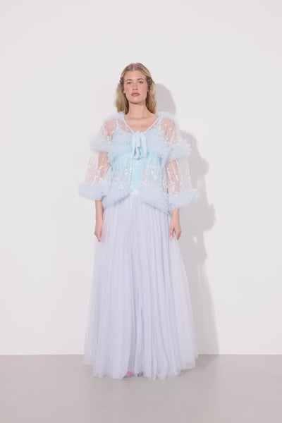 HUNKØN Bridget Skirt Skirts Soft Blue