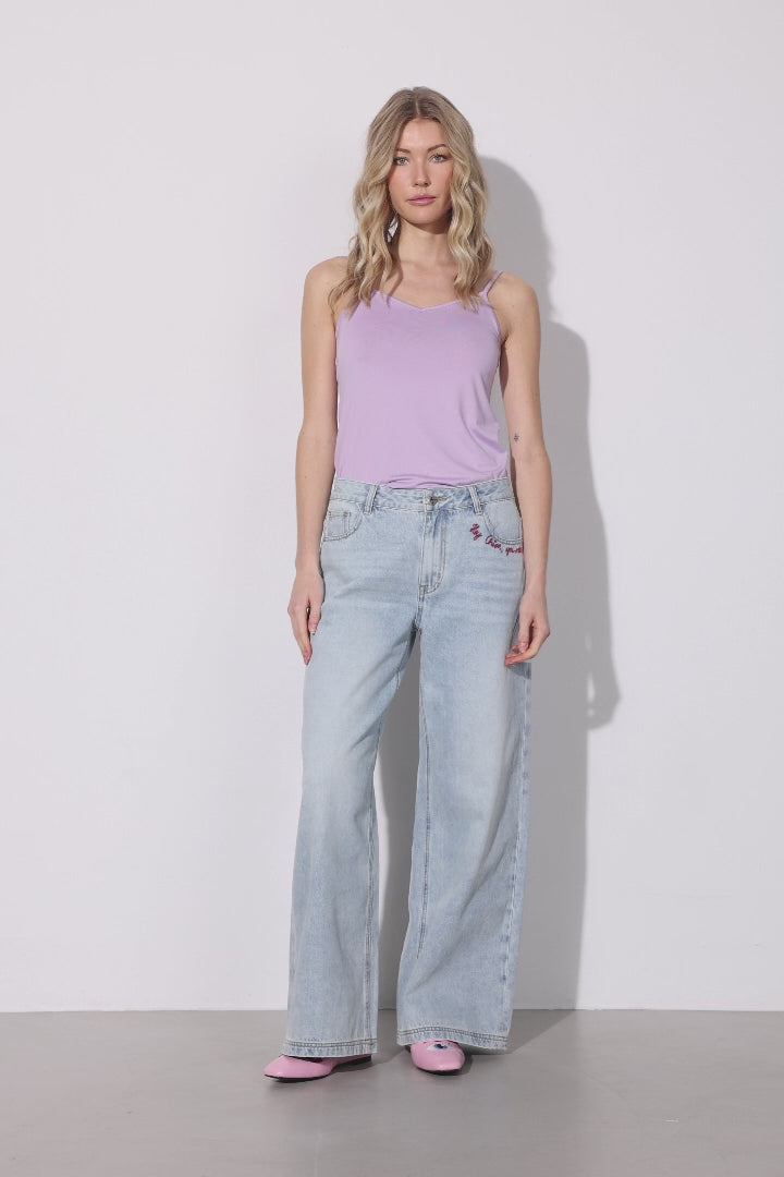 HUNKØN Simone Top Tops Lavender